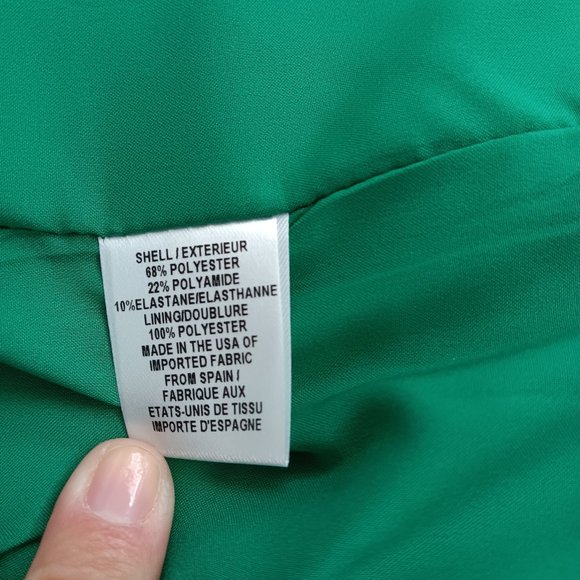 NWT Milly Luna Color Block Dress Blue and Green 6 - Picture 6 of 8